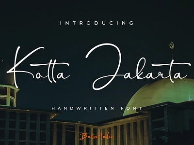 Kotta Jakarta Handwritten Font branding design font free graphic design handwrittenfont illustration logo motion graphics signaturefont typography vector wedding font