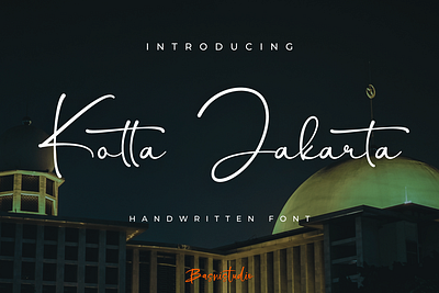 Kotta Jakarta Handwritten Font branding design font free graphic design handwrittenfont illustration logo motion graphics signaturefont typography vector wedding font