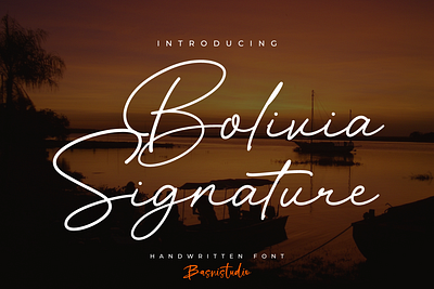 Bolivia Signature Font branding bundlefont calligraphy font design font fontfree graphic design illustration logo logosignature modern font motion graphics romantic font script font signature font typography wedding font