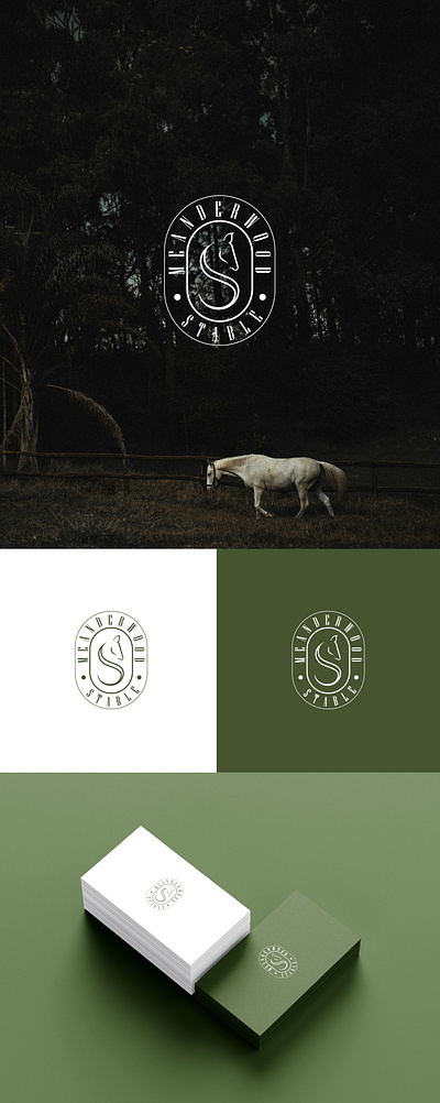 MEANDERWOOD STABLE LOGO brand logo branding branding design business logo corporate design creative design design designpark14 graphic design logo logo create logo creation logo design logo designer logo maker logo making logos