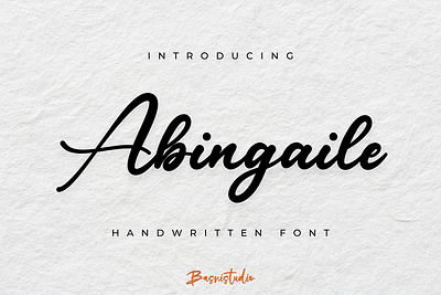 Abingaile Handwritten Font branding design font graphic design lettering font logo mlogo font modern font natural handwritten signature font typography wedding font