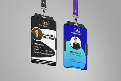 Id Card Design animation branding graphic design logo motion graphics ui