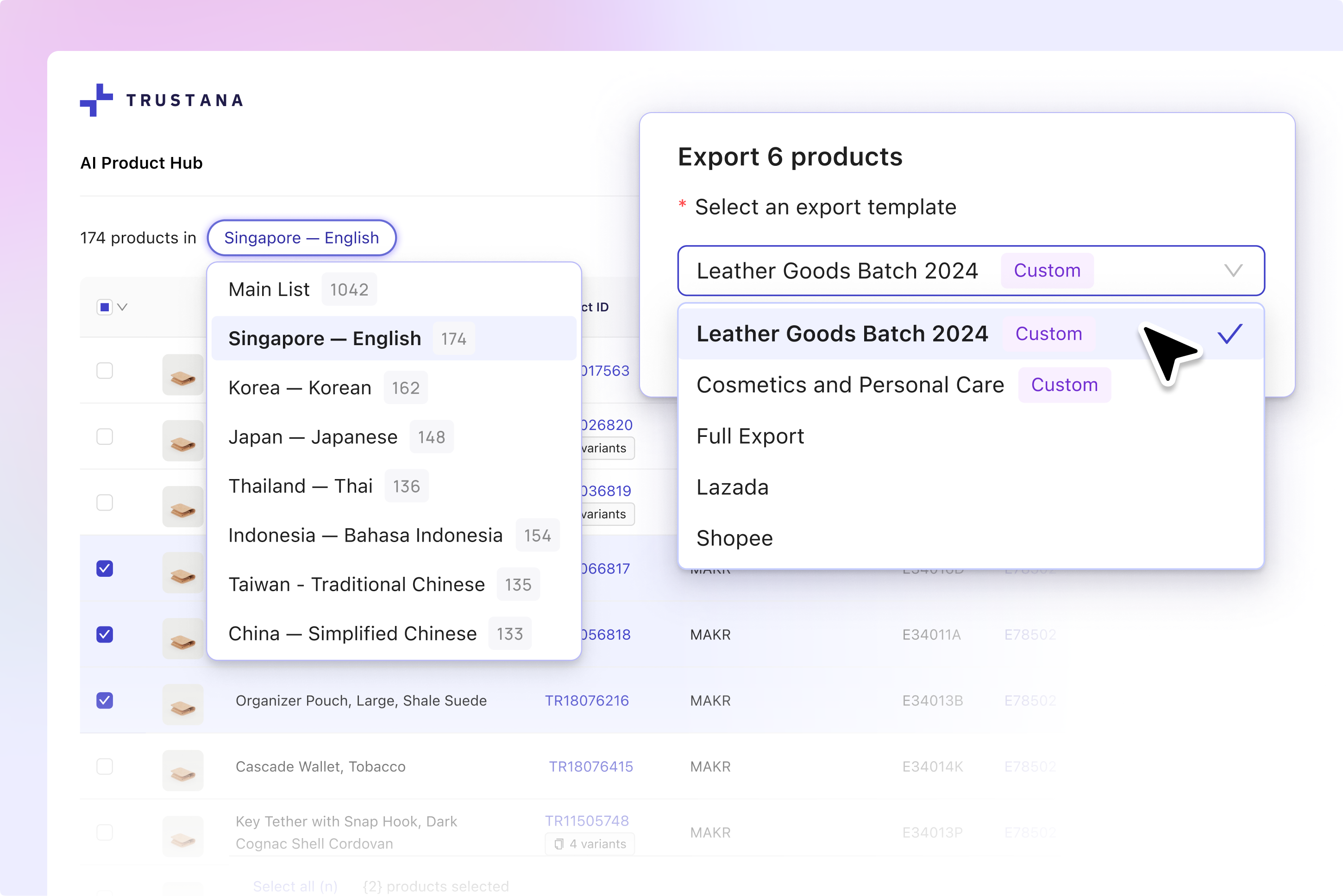 Table - Preset Filter Idea b2b data filter not just concept realwork saas table