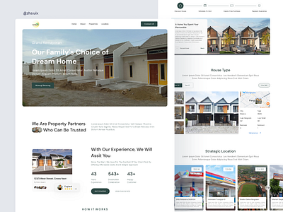 Perumahan Grand Kemayoran - Real Estate Website clean design design minimalist real estate ui uiux ux web real estate webdesign website