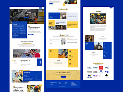 iDRILL AFRICA - Manufacturing website project manufacturingwebsiteui