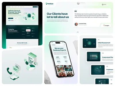 Redesigning Mydbops: A Modern Take on Database Management animation motion graphics ux webdesign webflow