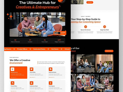 Co-Working Space Web UI branding clean design clean web ui cleanwebdesign co working co working space web coworkingspace coworkingspaceservices coworkingspaceweb coworkingweb coworkingwebui design graphic design logo motion graphics typography ui ux webdesign workingspace