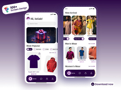 E-commerce Complete App design - download link app cloth business cloth. clothing design download ecommerce online business online shop shop store ui ux