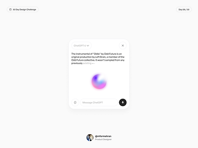 AI Assistant 30 day design challenge ai assistant product design ui design uiux uiux design ux design