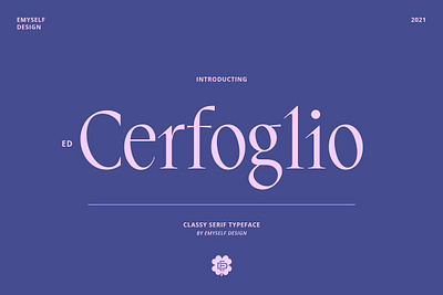 ED Cerfoglio - Classy Serif classic font classy font display ed cerfoglio classy serif elegant font fashion font gothic font irish luxury font modern font retro font roman sharp thin font typeface vintage wedding font