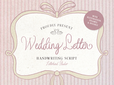 Wedding Letter Handwriting Script doodles freebies