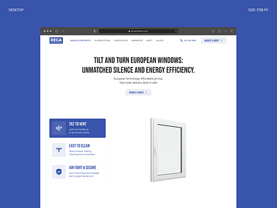 Landing Page Redesign: Clean, Modern, and Conve 3d branding cleandesign landing page minimalism minimalistdesign modern motion animation ui uxui website windowmanufacturer