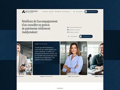 Wealth management landing beige bleu blue brown bruit conseil conseiller conseils gestion de patrimoine héritage landing legacy management marron noise noize nude patrimoine wealth management weath