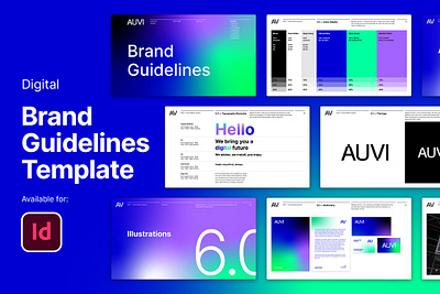 Absolute Brand Guidelines Template absolute brand guidelines brand brand guide template brand identity brand style guide brand template brandidentity branding style guide digital brand guidelines guide guidebook guidelines modern design modern graphic design visual brand guide