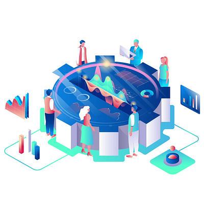 Business meeting 2D Isometric Animation 2d animation brainstorming business meeting collaboration collaborative work data analysis discussion flat futuristic design illustration infographics motion office presentation productivity teamwork technology integration visual data working process