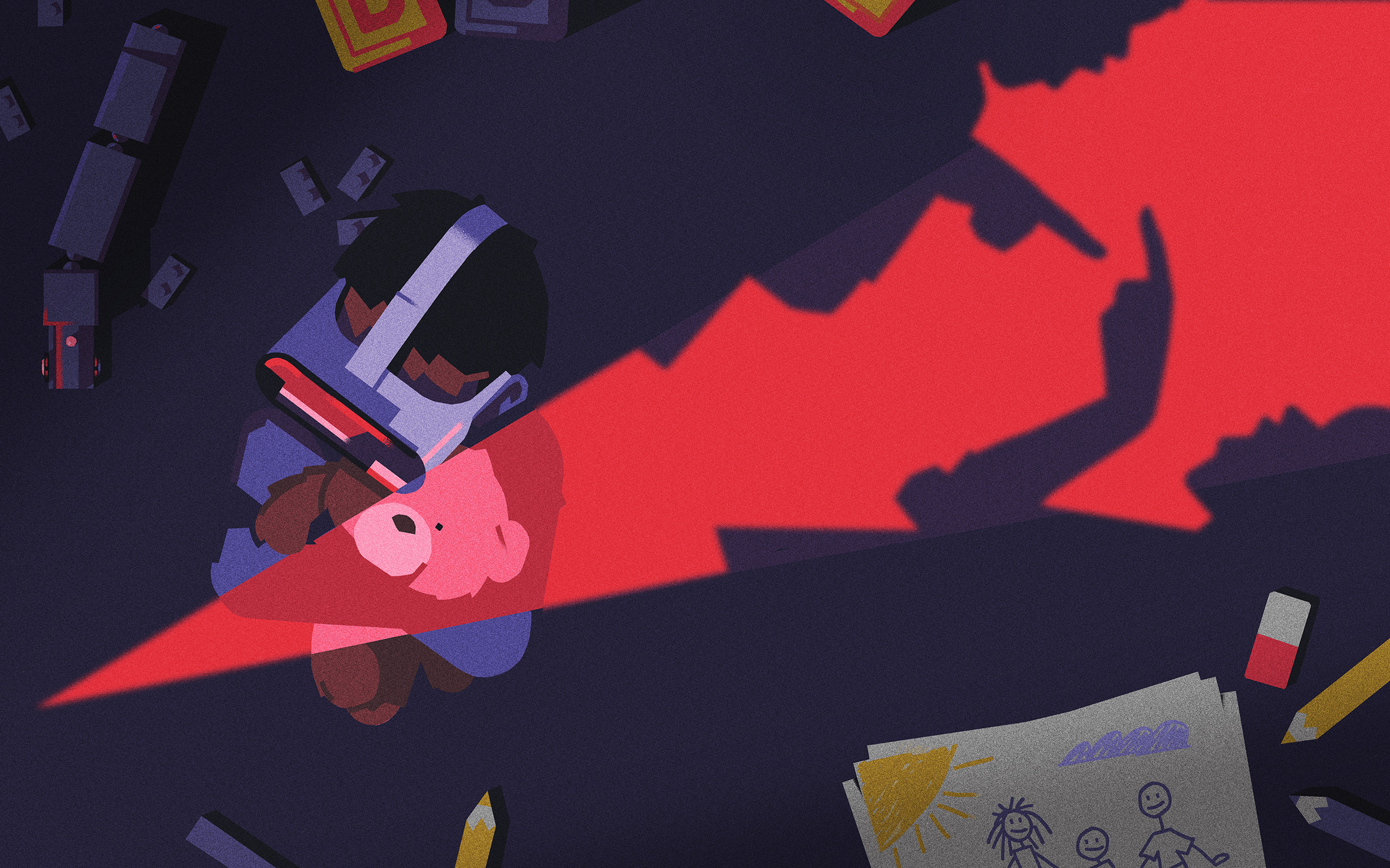 Home Sweet Home artwork childhood conceptualart editorial editorialillustration illustration magazine mentalhealth newspaper publishing