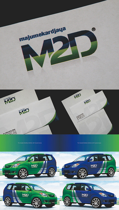 Developing Valuable Brand of M2D - PT. MAJU MEKAR DJAYA 2009 brand design brand feasibility brand identity design branding color architecture design feasibility study graphic design illustration logo personal branding typography valuable brand