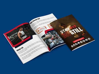 Gym Catalogue /Brochure Design a4 annual brochure brochure template building flyer business business flyer catalog catalog design company company flyer cover fitness gym health care magazine marketing presentation print report