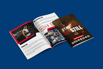 Gym Catalogue /Brochure Design a4 annual brochure brochure template building flyer business business flyer catalog catalog design company company flyer cover fitness gym health care magazine marketing presentation print report