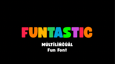 Fantastic Fun Logo Font animation font bold font branding font cartoon font chubby font clean font creative font cute font cyrillic cyrillic font display font graphic design logo font modern font multilingual type кириллица