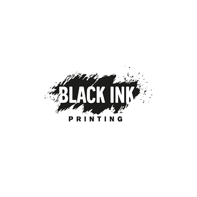 BLACK INK printing branding graphic design logo logotype printing