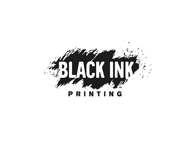 BLACK INK printing branding graphic design logo logotype printing