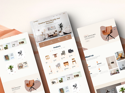 Furniture Website *UI* branding design ecomerch furniture graphic design landing page ui uiux design user user interface ux