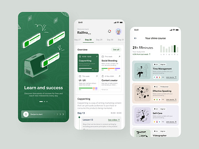 Coursefin 📚 course course dashboard cross platform digital education educations elearning online learning practice progress zoom