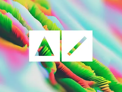 Powered by AI. ai artificial intelligence branding design minimal