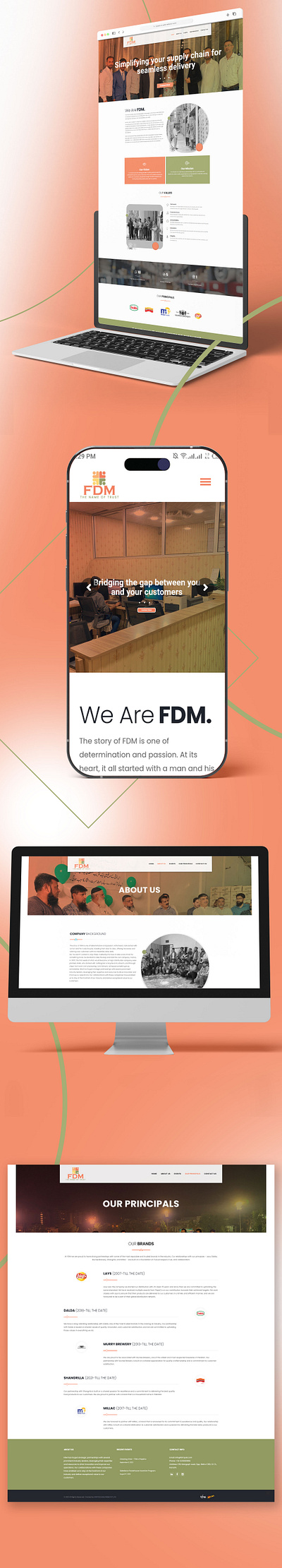 FDM - Website Design website website banners website design