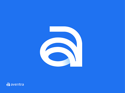 Aventra Symbol a logo ai analytics app icon branding branding for startup fintech icon logo logodesign logodesigner mark saas software startup brand identity symbol