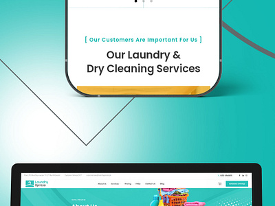 Laundry Xpress - Website Design website website banners website design