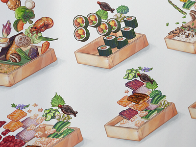 Bentovile Bento Boxes all turtles bentoville design illustration