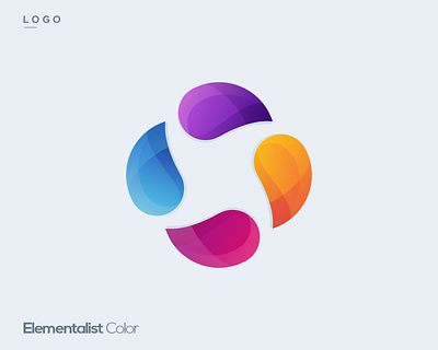 Logo Elementalist Colorful branding colorful design graphic design icon illustration logo typography ui ux vector