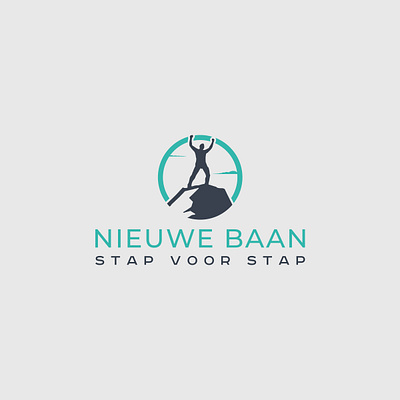 NIEUWE BAAN logo graphic design growth logo