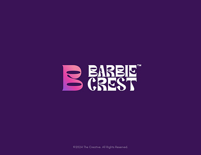 Brand Identity for Barbie Crest branding design graphic design illustration logo typography vector