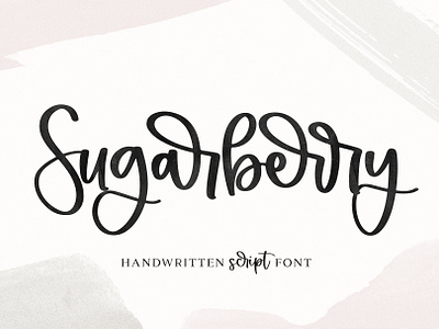 Sugarberry | Handwritten Script Font