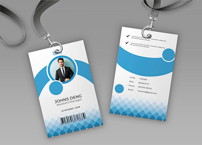 Corporate ID Card Design-01 business id card graphic design id card id card design illustration