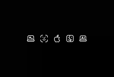 Apple Intelligence icons animation apple figma gif icon iconography icons ios macbook svg