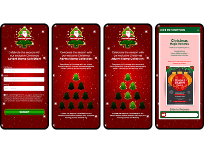 Christmas Stamp Collection Campaign advent calendar branding christmas campaign customer engagement digital game digital marketing digital voucher evoucher gamification loyalty program online marketing reward management stamp collection stamp journey user retention vouchermatic