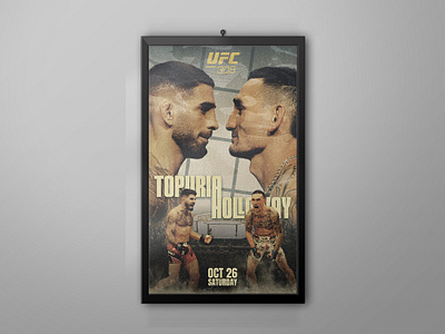 UFC 308 Poster adobe adobephotoshop graphic design photoshop poster posterdesign sportdesign ufc ufcposter