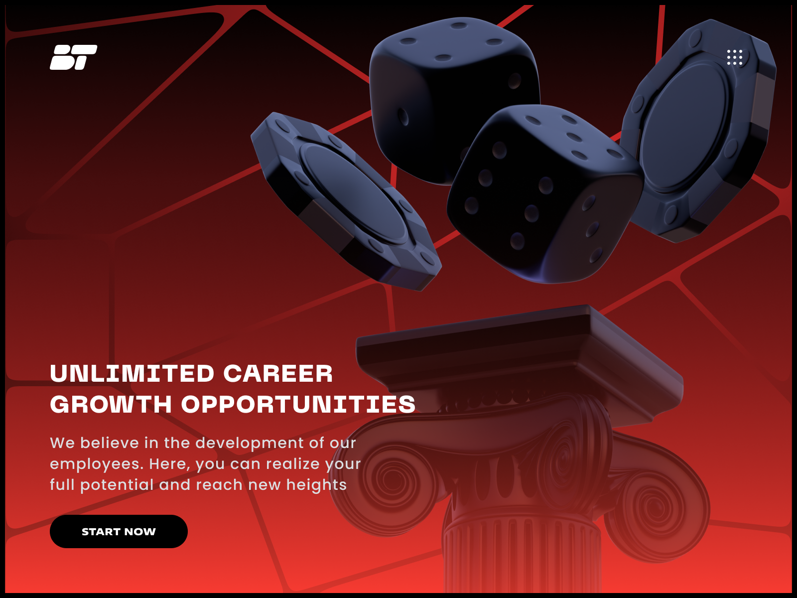 3D Render for BT: Dice and chips 3d 3dmodel anerin blender branding chips design dice digital gaming graphic design icon illustration logo podium product symbol ui visual brand identity