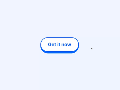 Animated 3D retro button built in Framer 3d animated animation blue border button press retro