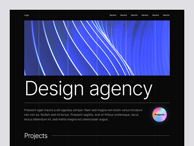 Landing page concept branding design graphic design modern ui ux webdesign