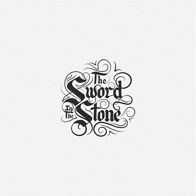 Hand-Drawn Lettering Design blackletters custom lettering custom letters customize letters dynamic emblem flat hand drawn hand drawn blackletters hand drawn logo handwritten illustration lettering lettering design lettermark logo logo design minimal modern symbolic