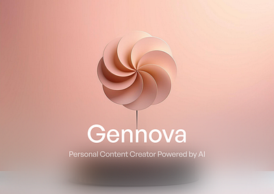 Gennova ai branding content design generative ai graphic design illustration logo poster ui