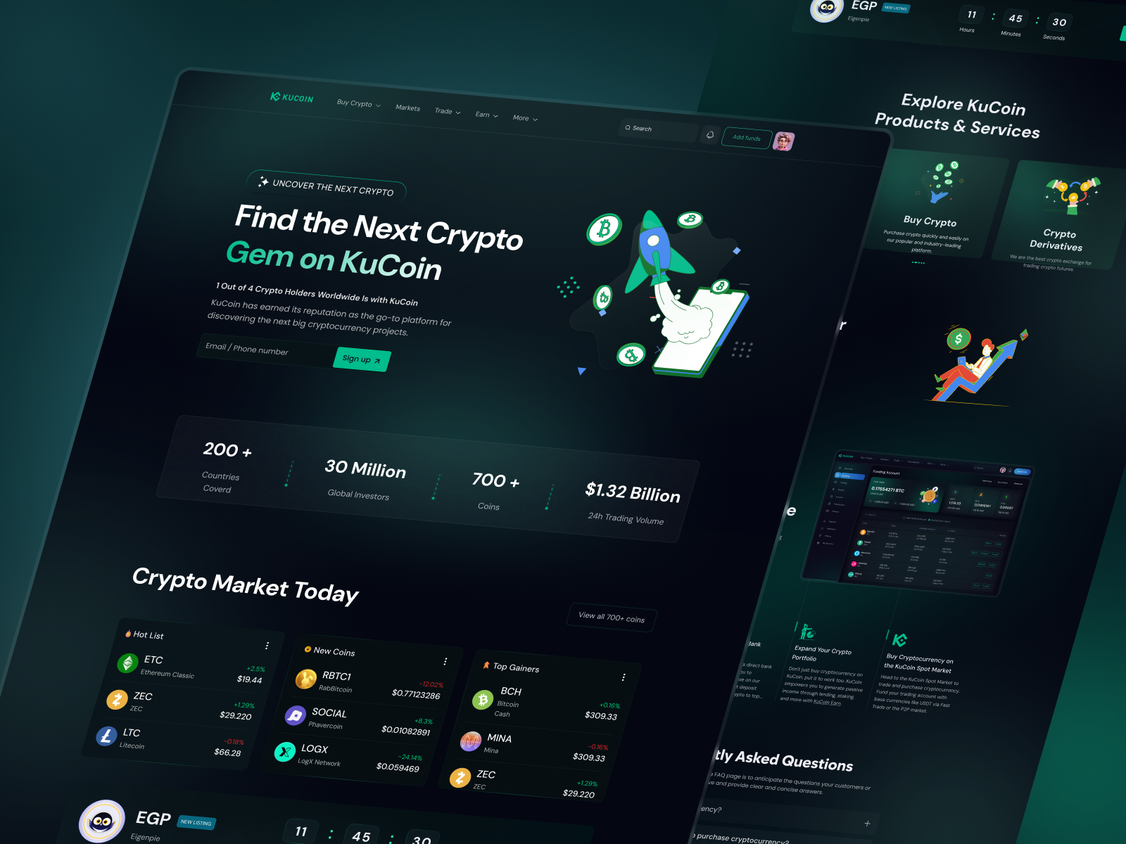 Example of Web3 Landing Page