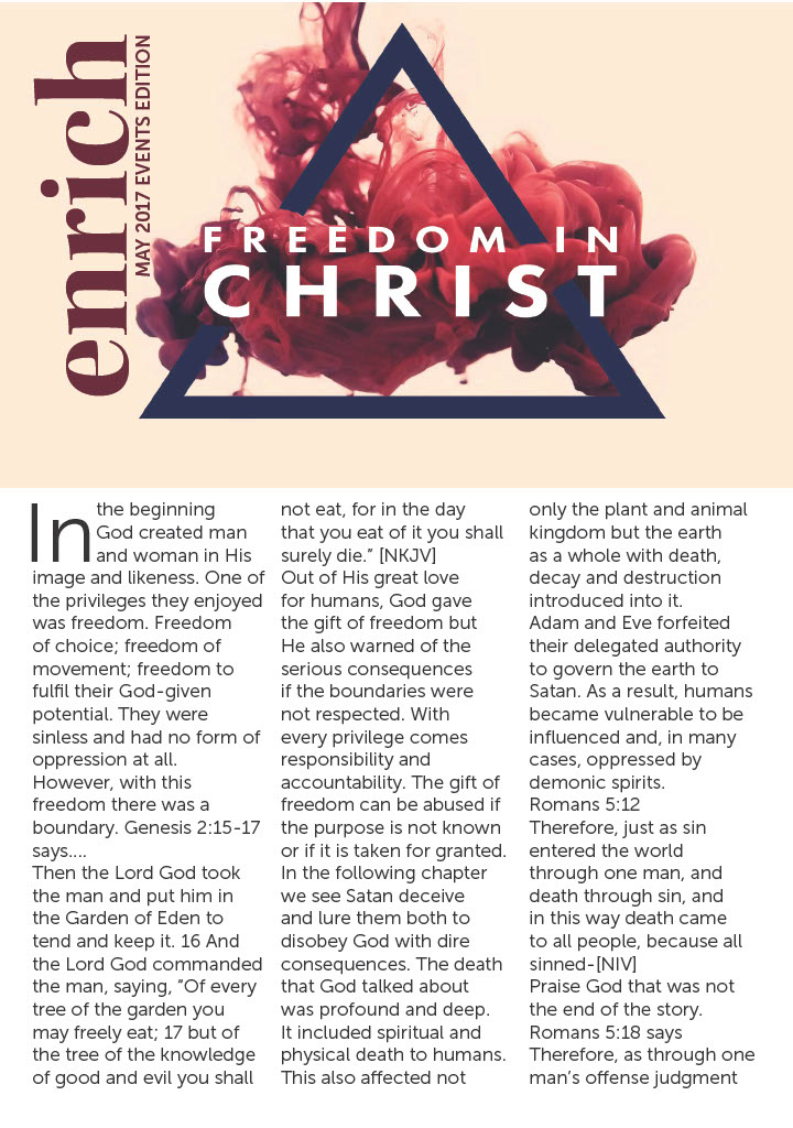 Enrich - (Events) Freedom in Christ