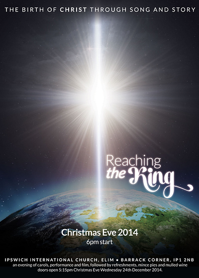 Christmas Poster - Reaching the King