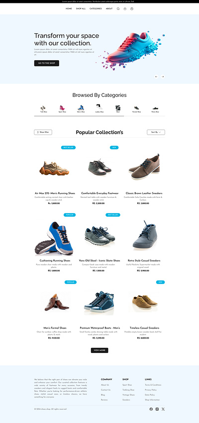 Shop Page Design | UI/UX Design | Figma Design ecommerce shop page ecommerce site figma landingpage listing page produc listpage product details page product list page product listing page product page product shop page shop landing page shop page ui